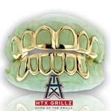 Custom 6 Top & 6 Bottom Open Face Grillz