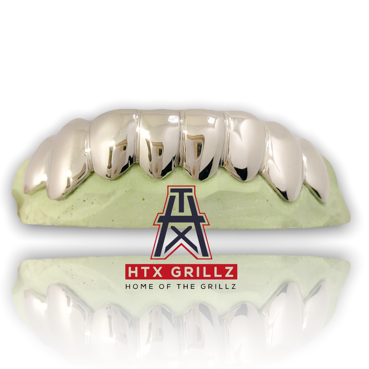 Custom Solid 8 Piece Gold Grillz Houston Texas Grillz