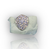 Custom 1 Single Iced Out VVS Diamond Clarity Individual Gold Cap
