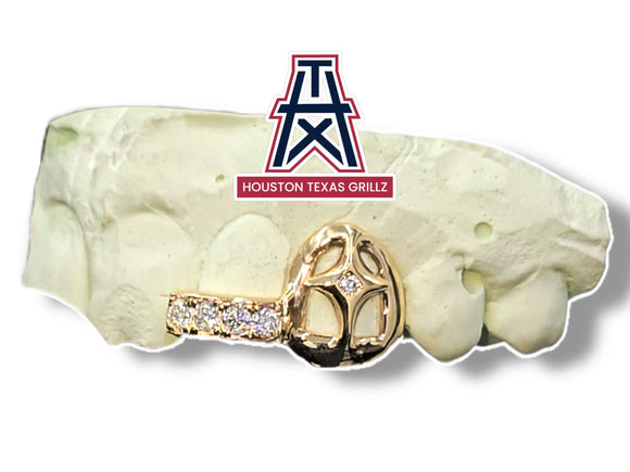 custom Diamond Bar with Star cutout 2pc