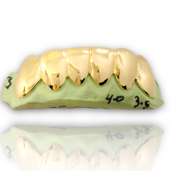 CUSTOM SOLID GOLD Or PLATED YELLOW GOLD GRILLZ