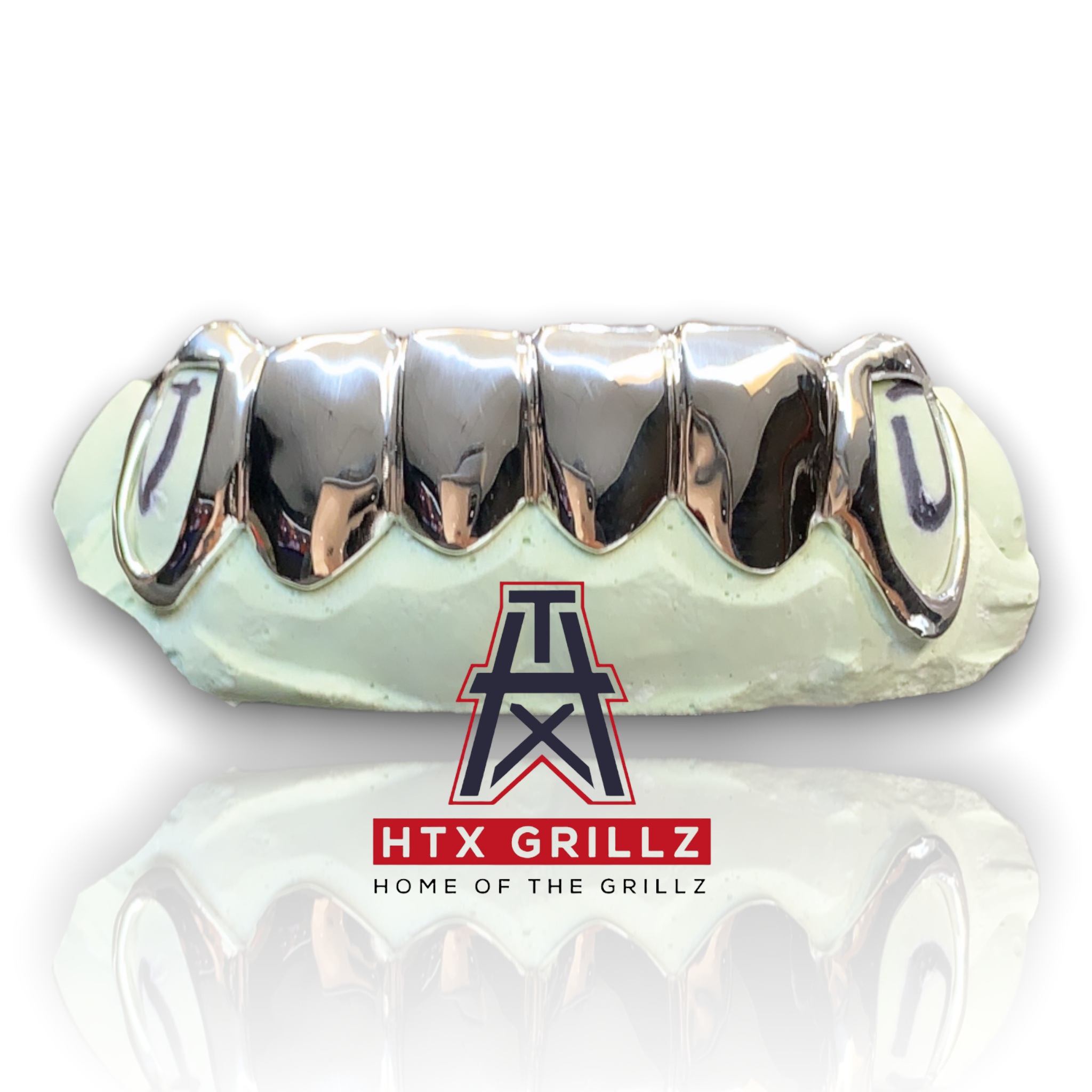 Custom Grillz 6pc on 6pc Solid Grillz shops (Silver/10K/14K)